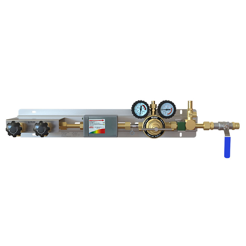 Orta Ölçekli Karışım Gaz ve Co2 Manifold Sistem - 10 Bar