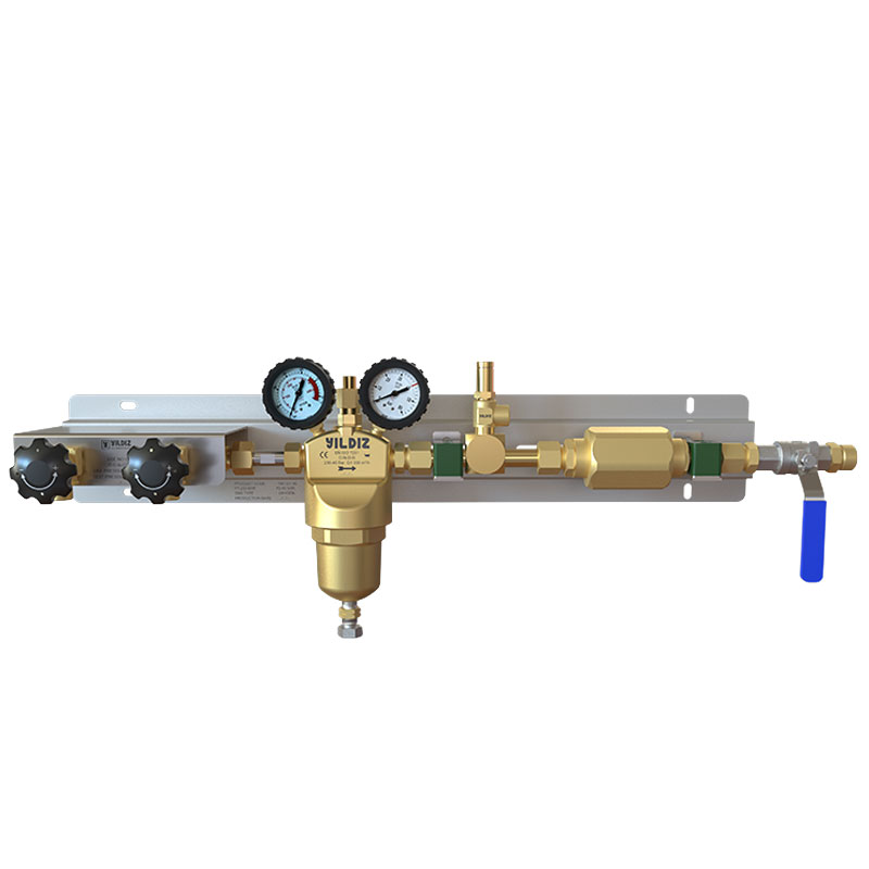 Medium-Sized Oxygen Manifold System - 40 bar