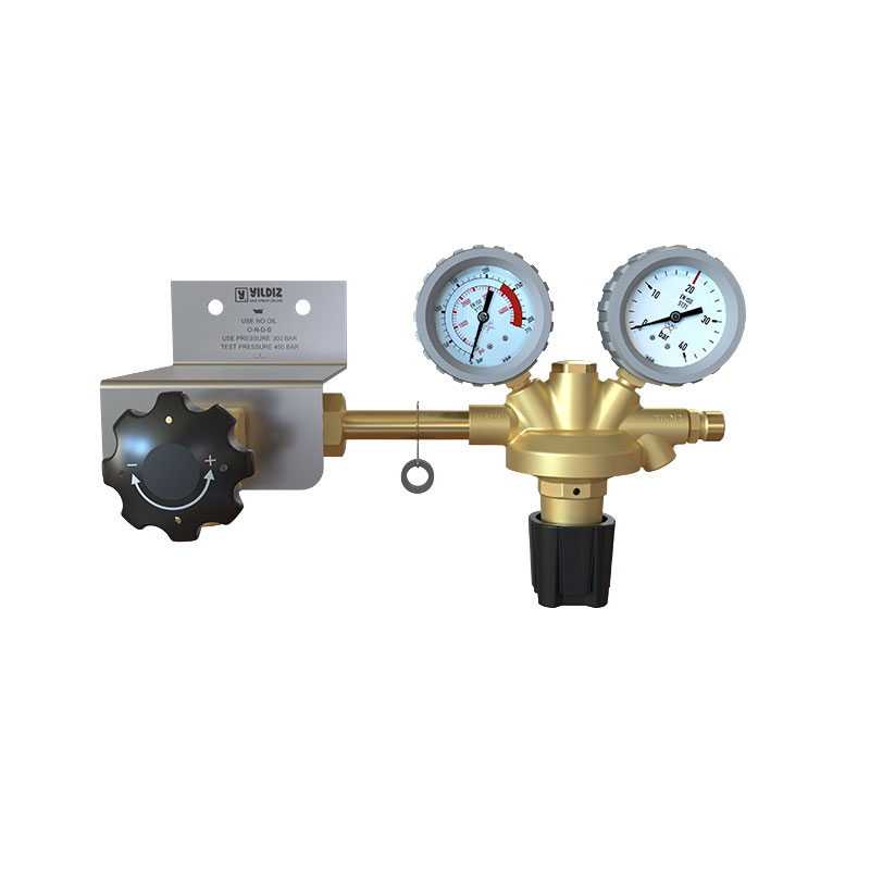 Azot, Argon, Kuru Hava Mini Manifold Sistem - 20 Bar