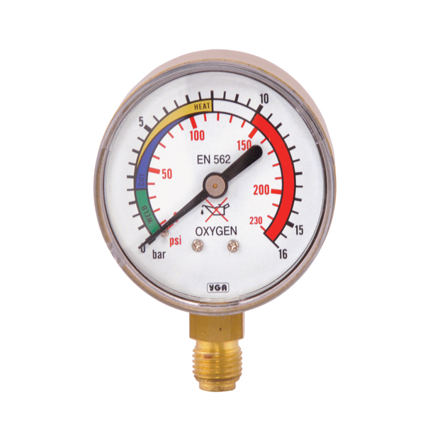 Yıldız Gaz Armatürleri Oxygen Outlet Pressure Gauges (Manometers) 0